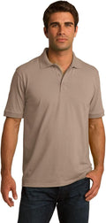 Big and Tall Polo Shirt - Tall Short Sleeve Performance Cotton Blend