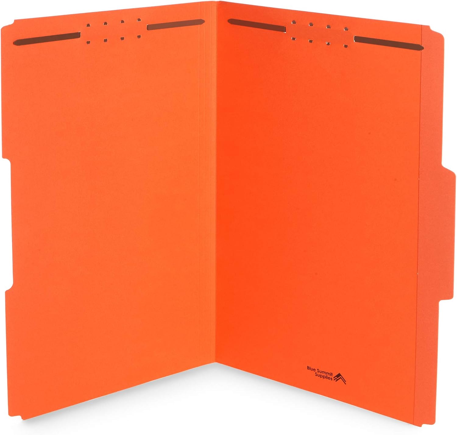 Orange Legal Size Fastener File Folders for Organizing Files
