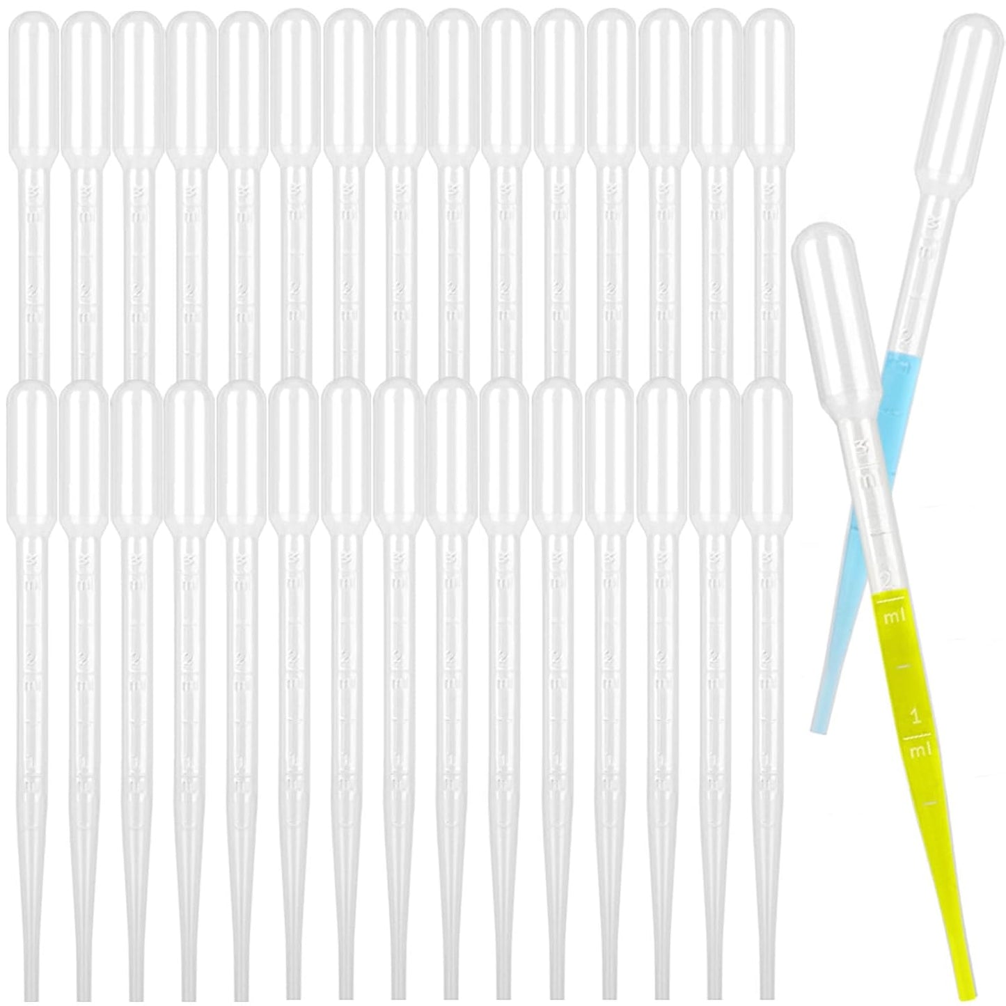 Moveland 1000Pcs 3ml Dropper Pipettes for Lab and DIY Projects