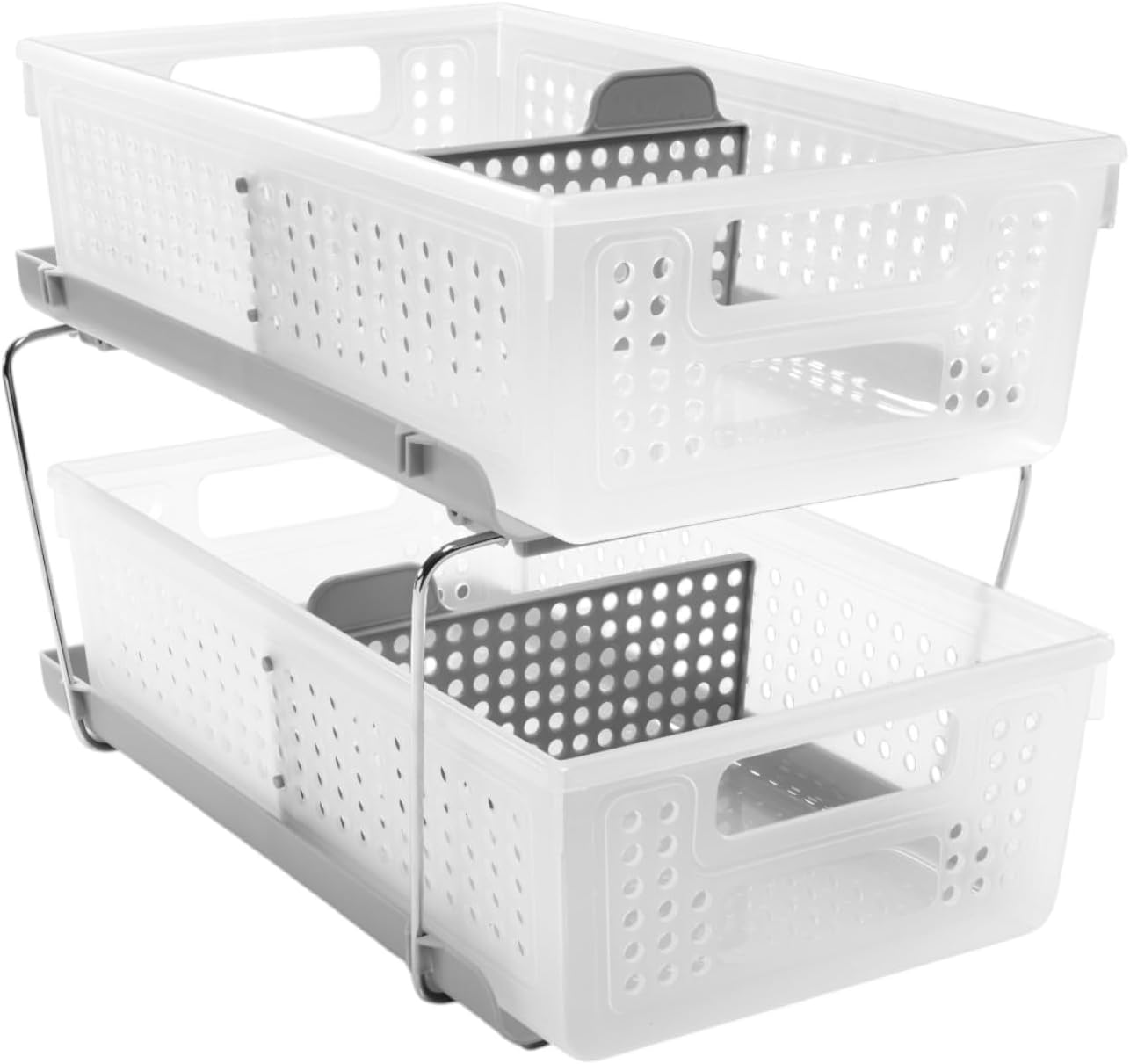 madesmart 2-Tier Organizer - Dual Slide-Out Storage