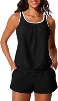 Tankini Swimsuit Two Piece Tummy Control Tankini - Modest Fit