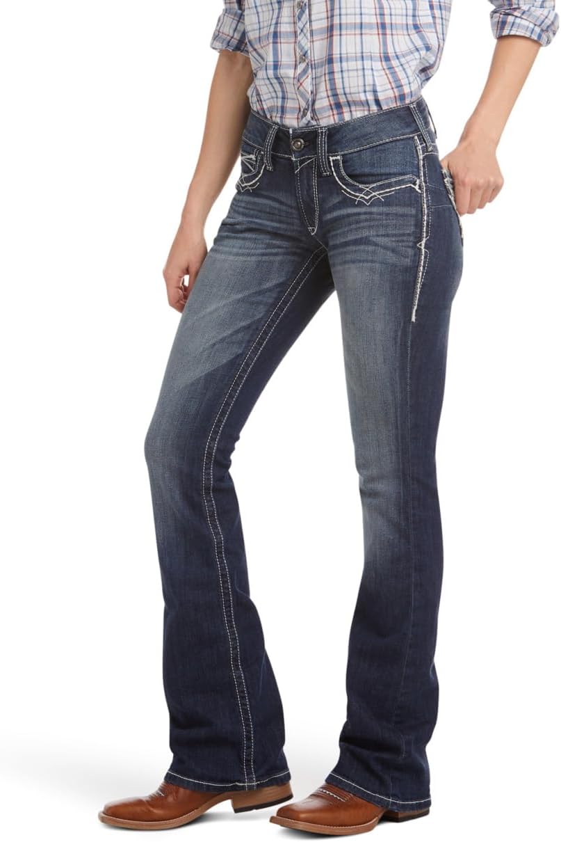 ARIAT Women's R.E.A.L. Mid Rise Stretch Boot Cut Jeans Review