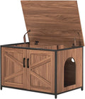Top Opening Cat Litter Box Enclosure - Hidden XL Litter Chest