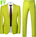 MOGU Men's Slim Fit Tuxedo Suit for Weddings, Proms, and Business