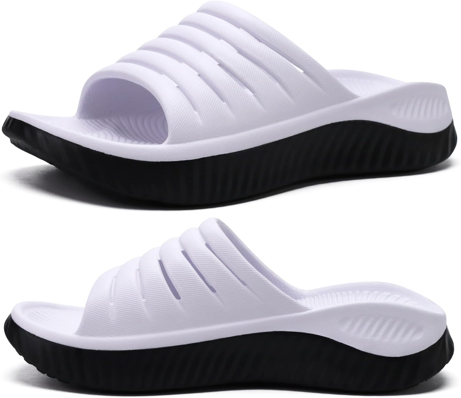 KuaiLu Womens Recovery Sandals with Arch Support for Comfort