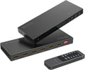 4K 60Hz HDMI Matrix 4x2 - Flexible 4 in 2 Out Switch with Audio