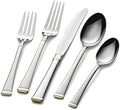 Mikasa Gold Accent Harmony Flatware Set for 12 - 65 Piece Elegant