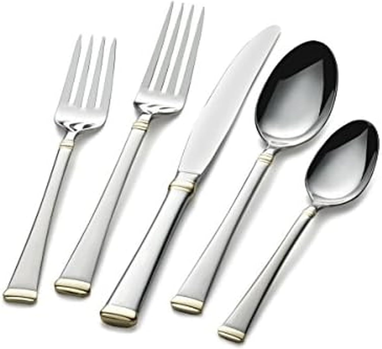 Mikasa Gold Accent Harmony Flatware Set for Elegant Dining