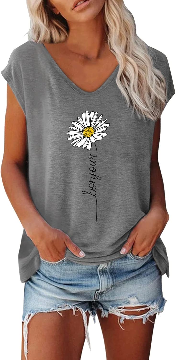 Floral Boho Sleeveless Tee - Stylish Summer Essential