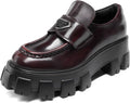 DREAM PAIRS Women's Chunky Loafers Platform Comfortable Slip-On
