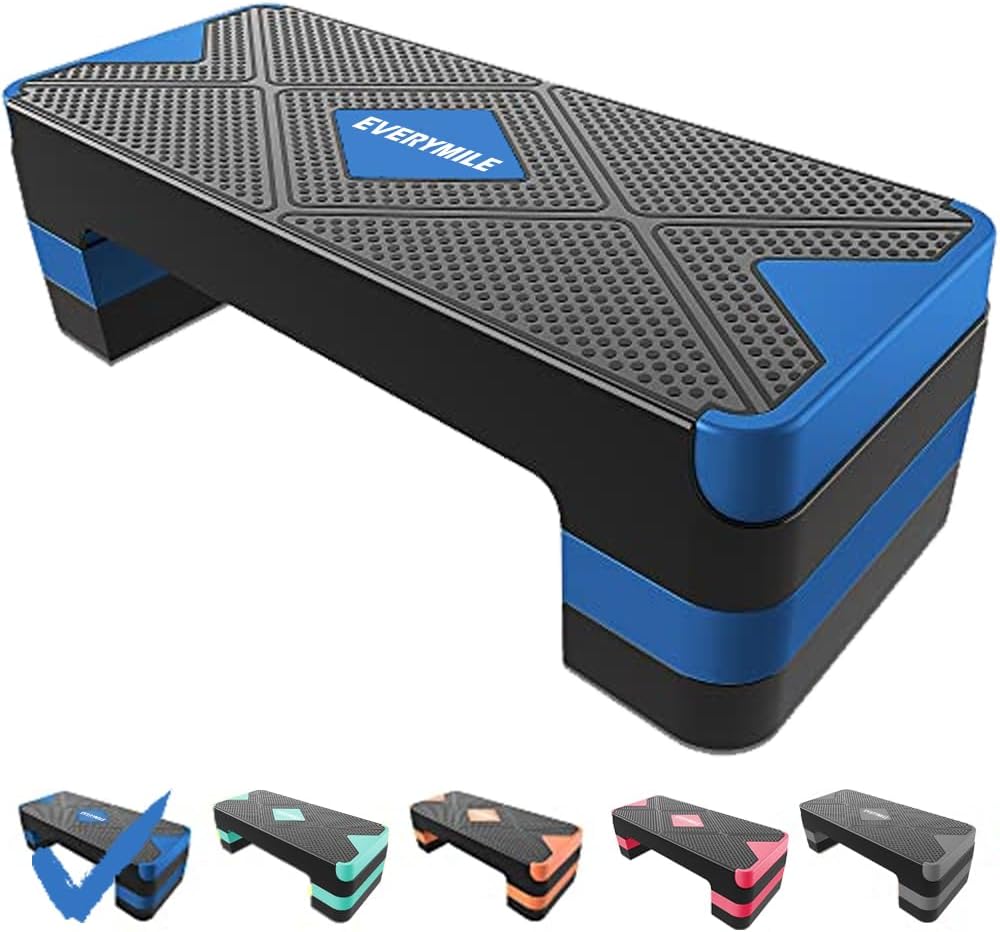 Adjustable Aerobic Stepper for Home Gym Fitness Workouts