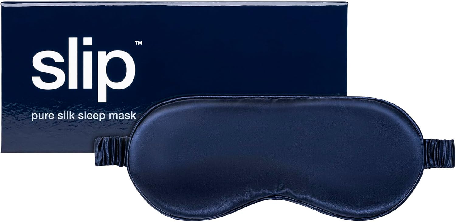 Slip Pure Silk Sleep Mask - Luxurious Navy for Restful Sleep