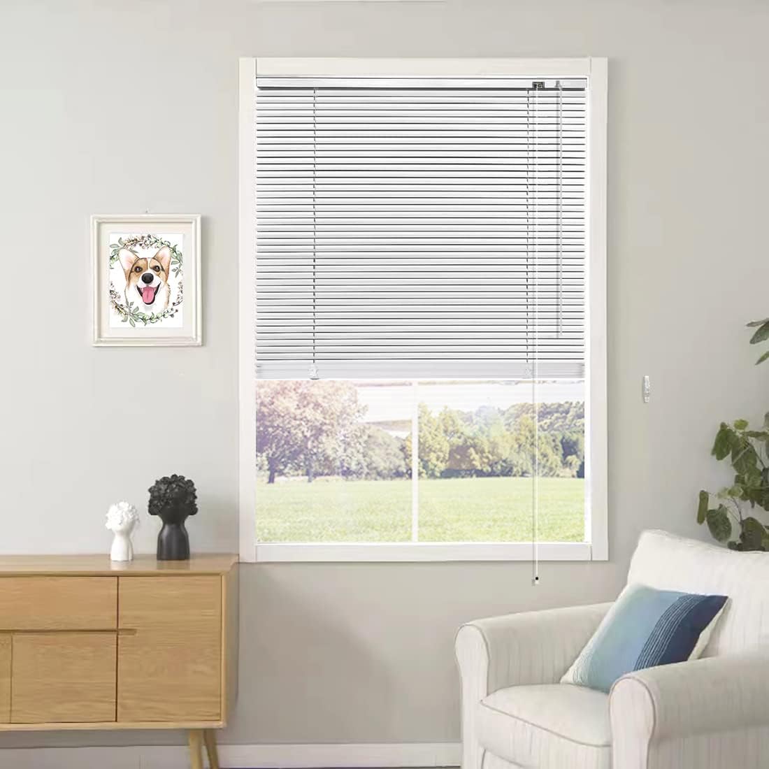 YIIBAII Mini Blinds for 47.5 in W x 64 in H Windows
