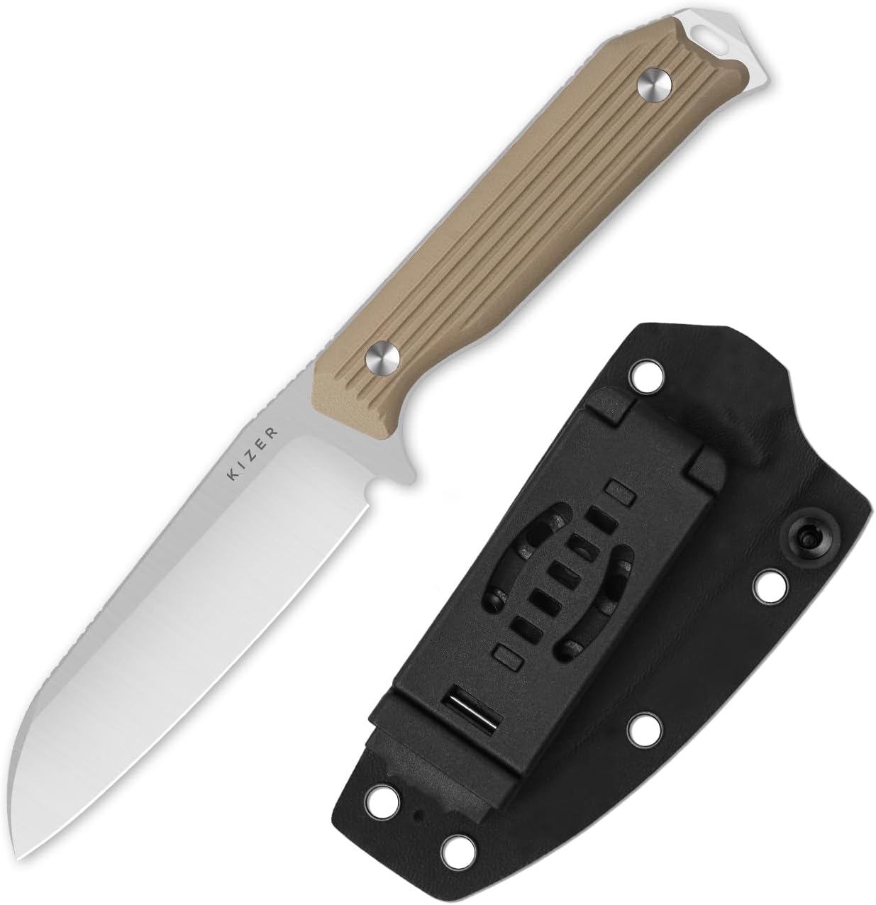 Kizer Begleiter Fix Fixed Blade Knife for Hunting and EDC Use