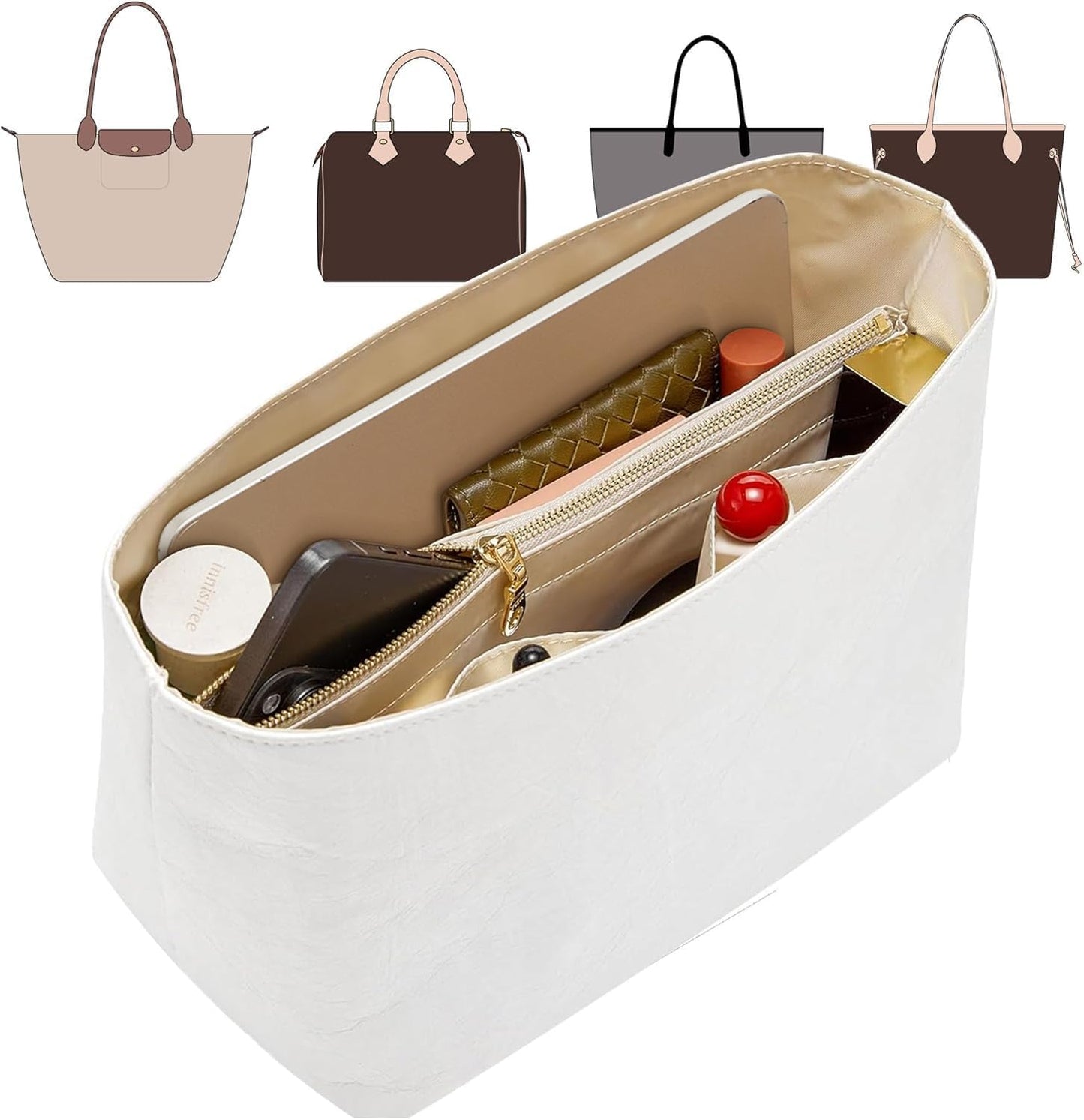 Doxo Long Champ Organizer Insert for Le Pliage and More