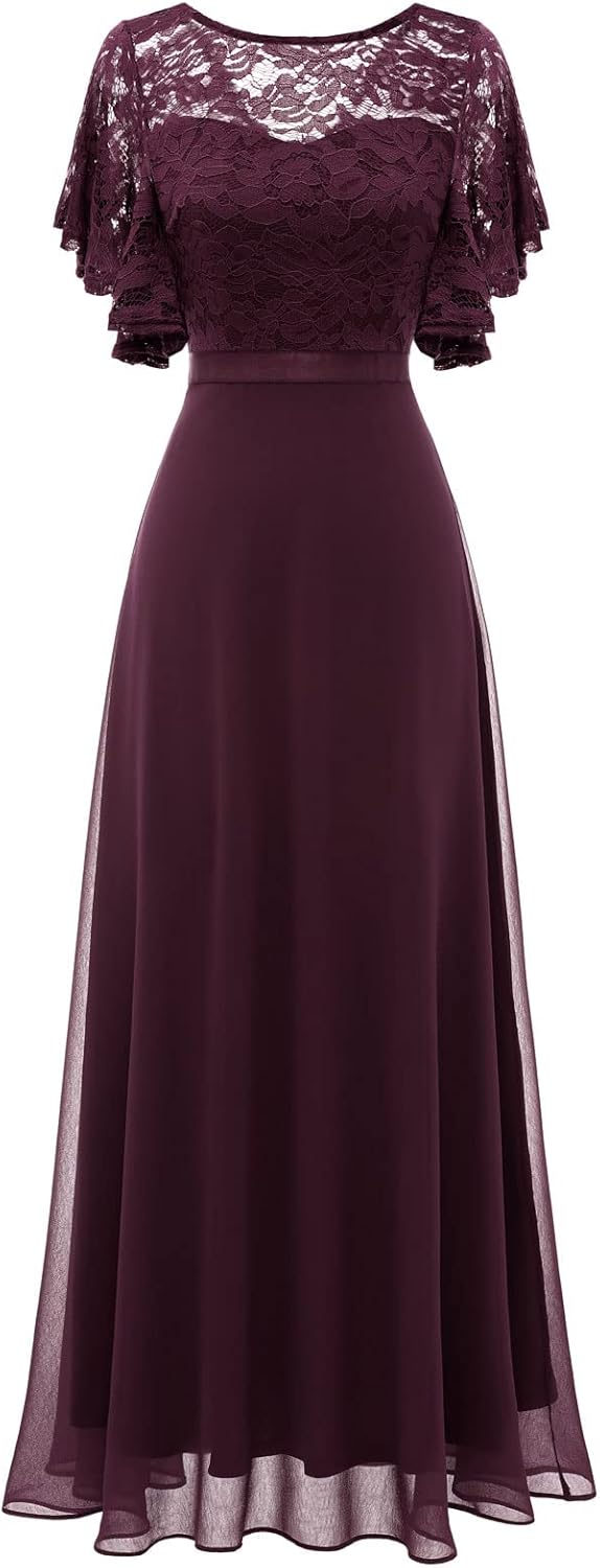 DRESSTELLS Womens Formal Dresses for Wedding Guest and Prom