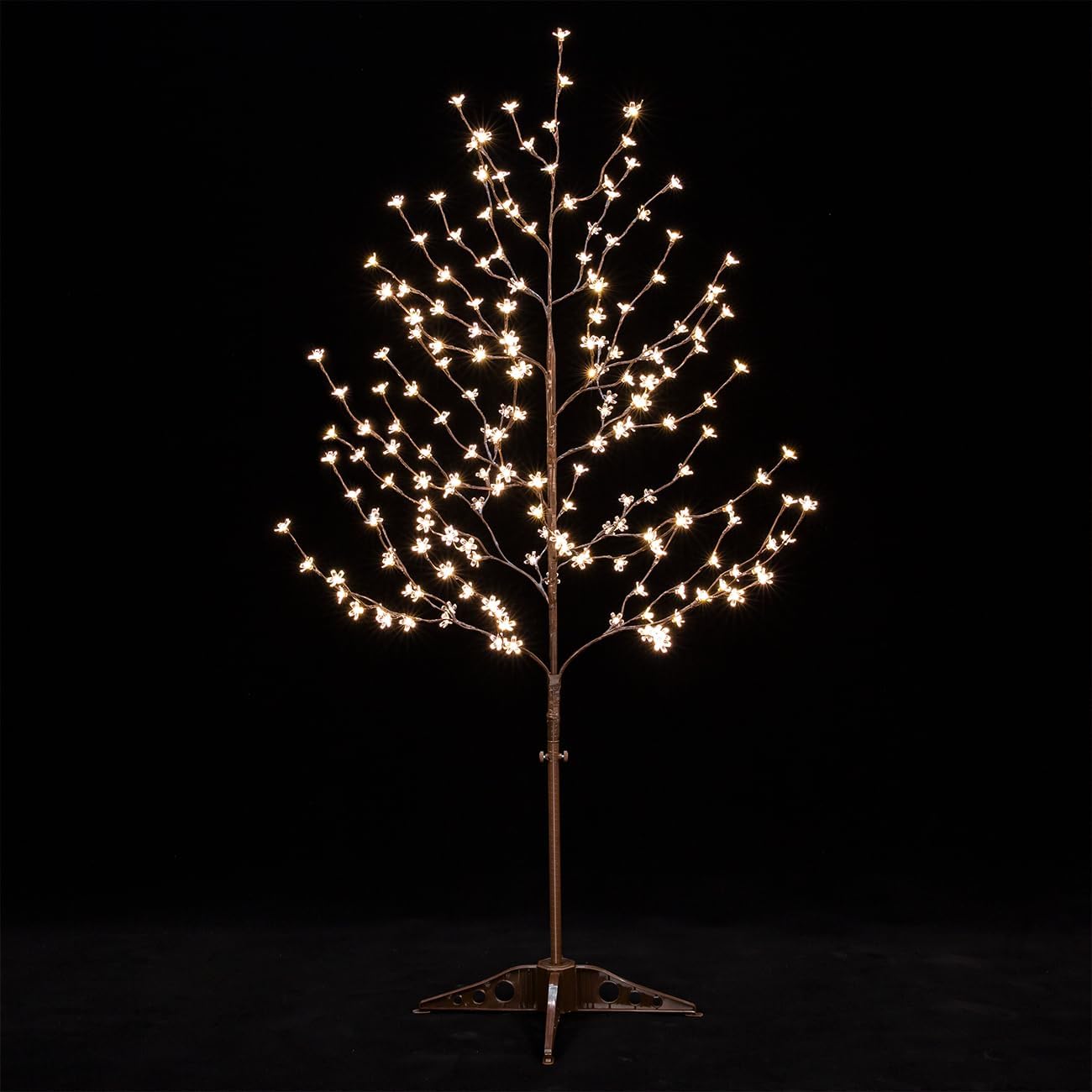 5ft Lighted Cherry Blossom Tree with 184 Warm White LED Lights