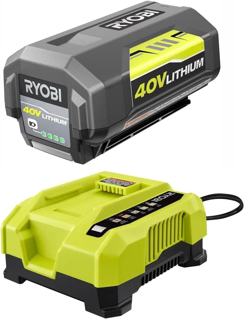 RYOBI 40-Volt Lithium-Ion Battery and Rapid Charger Kit Review