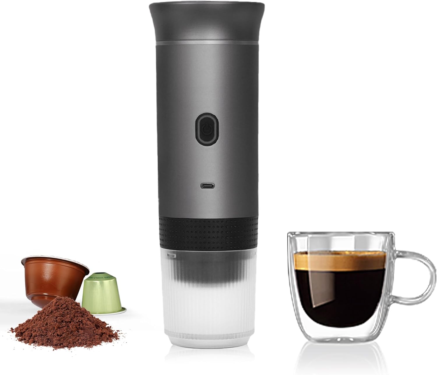 Portable Espresso Maker - Enjoy Hot Coffee Anywhere!