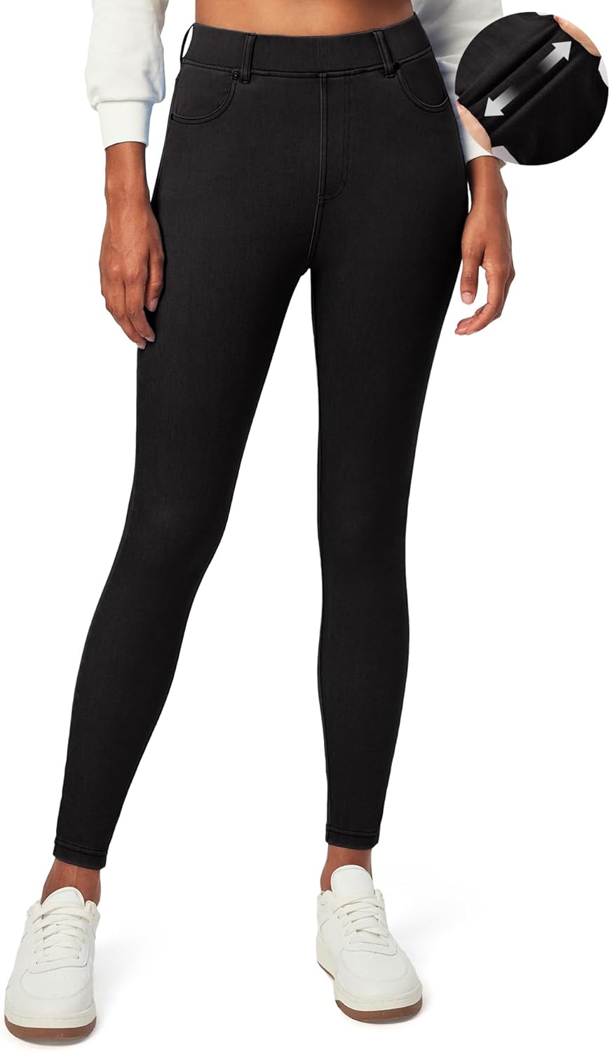 IUGA Jeggings for Women with Tummy Control and Pockets
