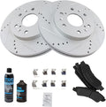 Front Brake Pad & Rotor Kit for 08-20 Cadillac 07-20 Chevrolet GMC