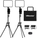 UBeesize 2 Pack LED Video Light Kit - Soft, Adjustable Studio Lighting