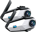Motorcycle Bluetooth Headset T2 6 Riders Intercom - Long Battery Life