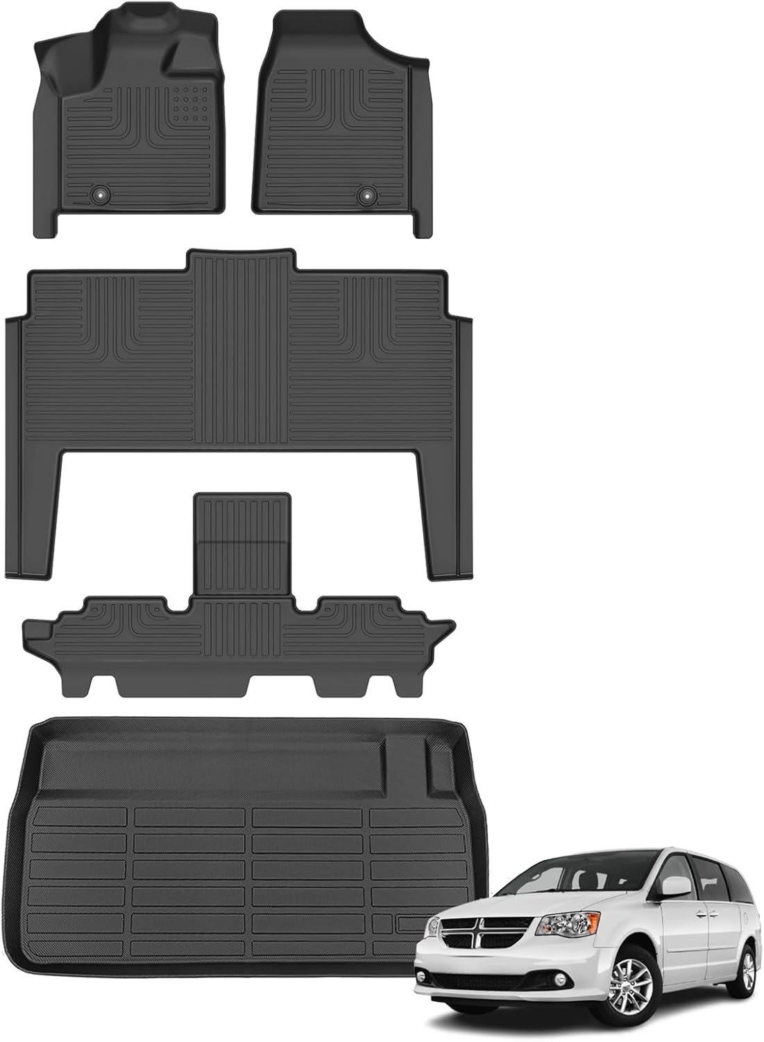 All Weather Floor Mats & Cargo Liner for Dodge Grand Caravan