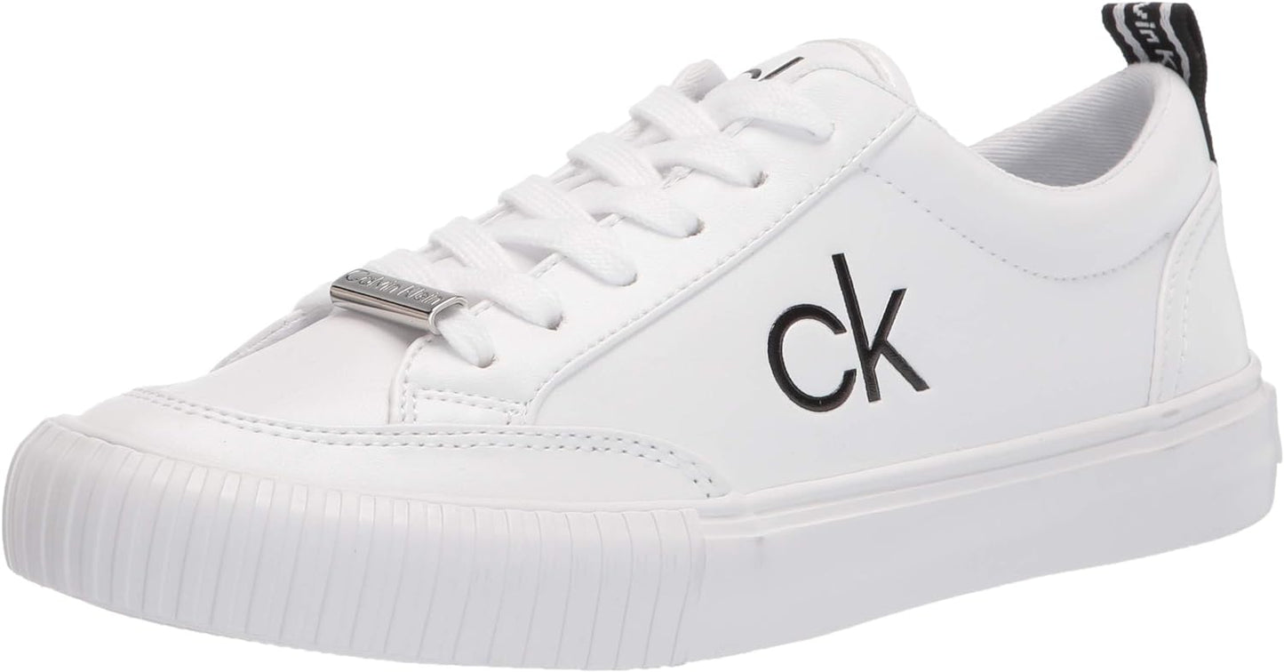 Calvin Klein Women's Lariss Sneaker: Minimalist Lace-Up Design
