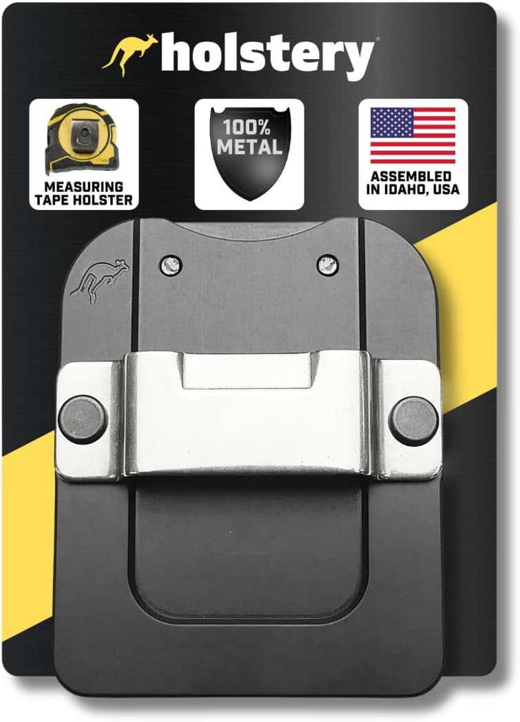 Holstery TapeMaster Clip-On Tape Measure Holder for Easy Access