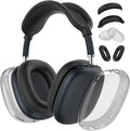 4-in-1 Clear Silicone Case for AirPods Max - Enhanced Protection