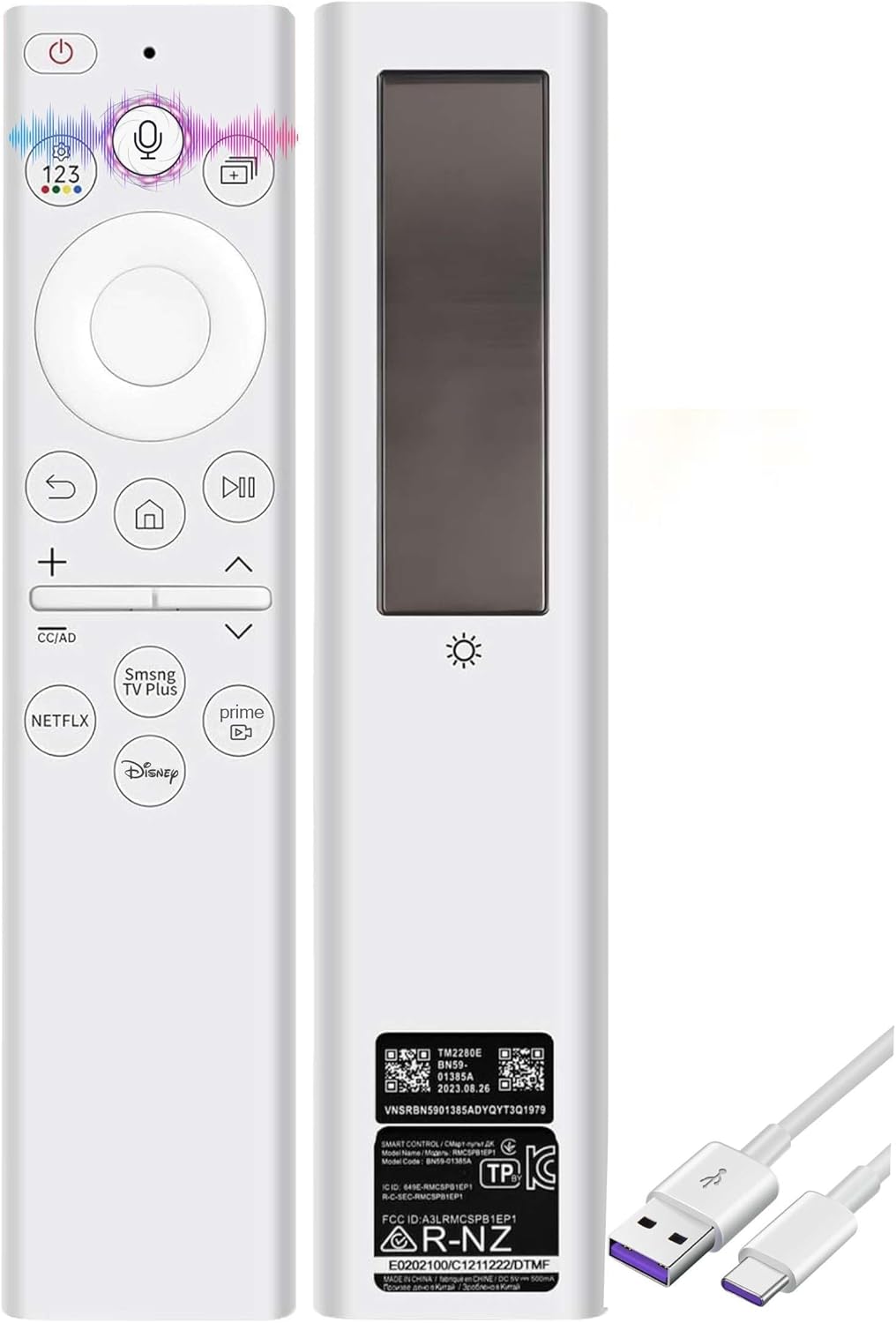 Samsung Frame TV Remote with Voice Control and Solarcell Feature