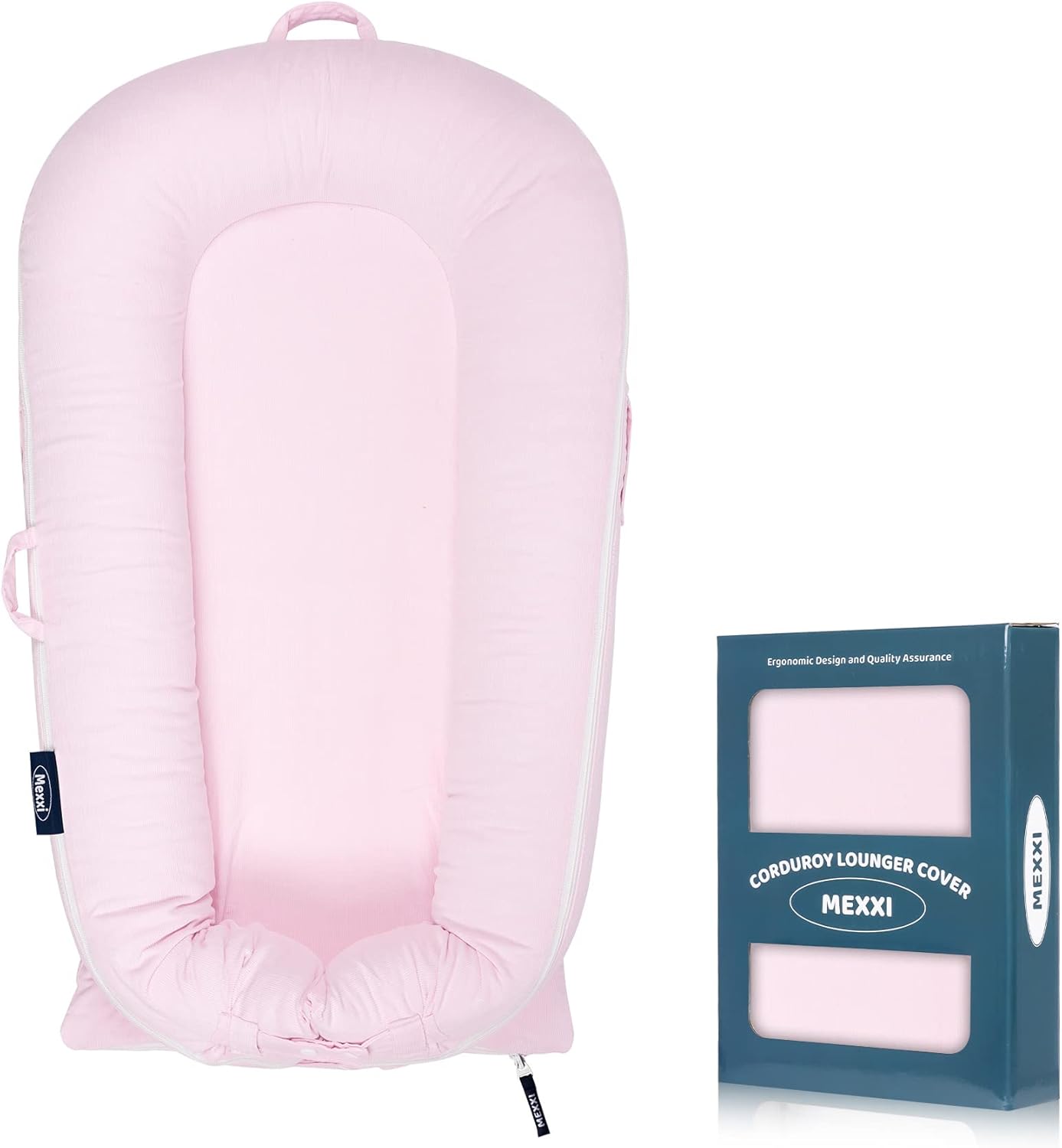 Corduroy Baby Nest Cover for Dockatot Deluxe+ Docks - Pink