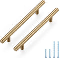 JOY DECOR Champagne Bronze Cabinet Pulls 7-3/8 in - Modern T-Handle