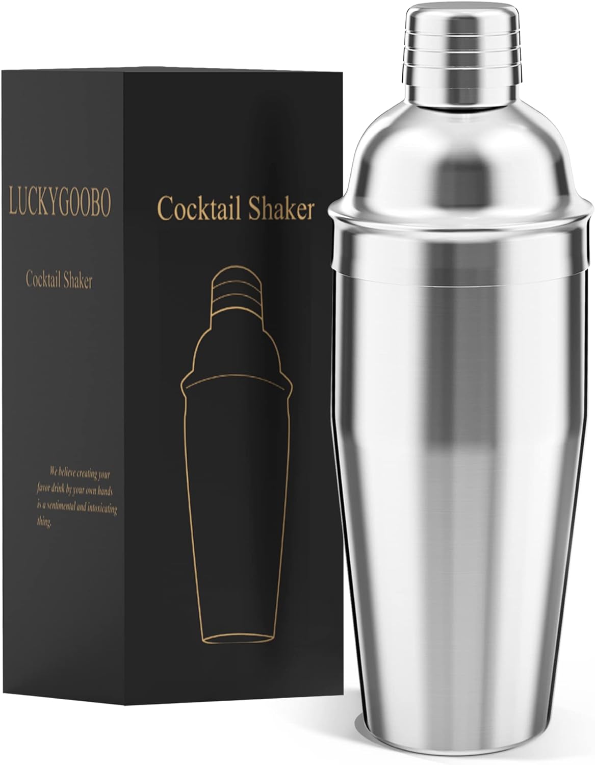 Stainless Steel Cocktail Shaker - Mix Like a Pro!