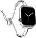 PlusRoc Stainless Steel Apple Watch Band - Sleek Women's Bangle
