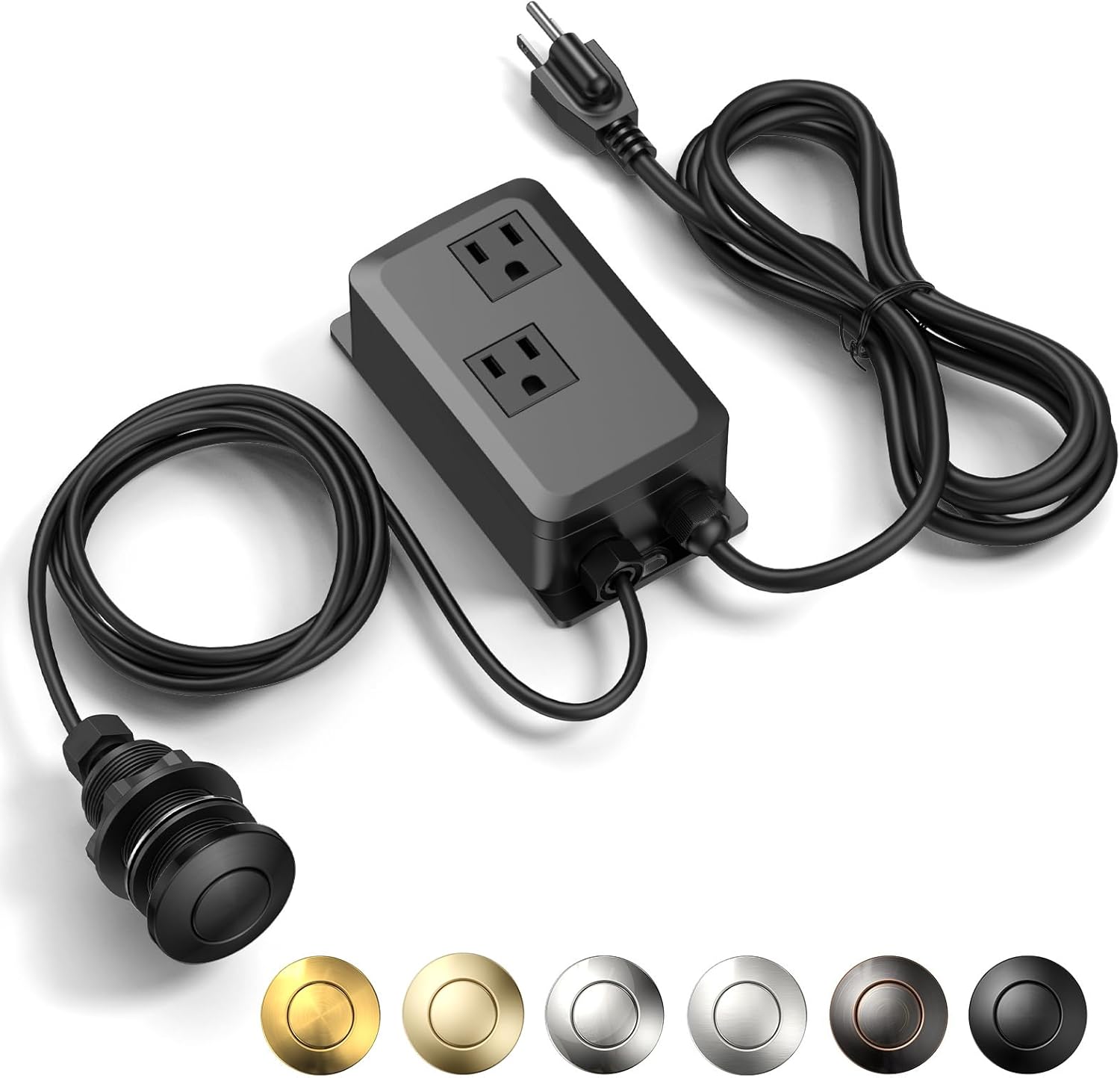 Professional Dual Outlet Garbage Disposal Switch Kit