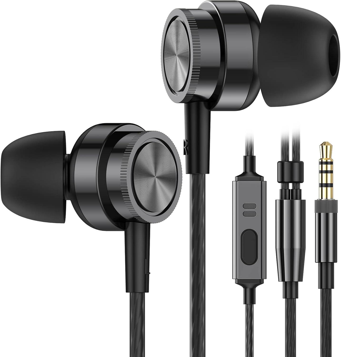 Bass-Boosted Wired Earbuds - Crystal Sound Quality