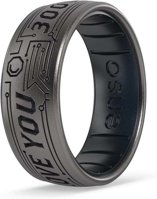 Enso Rings Silicone Ring - Marvel Characters I Love You 3000
