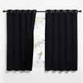 NICETOWN Complete 100% Blackout Curtains - Thermal Insulated Draperies