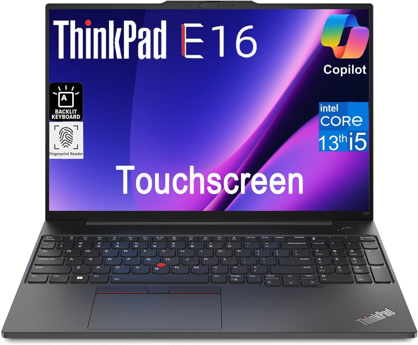 Lenovo ThinkPad E16 Business Laptop with Touchscreen and i5-1335U