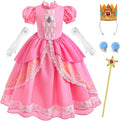 Pink Princess Dress for Girls with Tiara - Costume