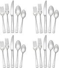 Mikasa Lucia 20 Piece Flatware Set - Modern Service for 4