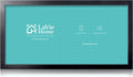 16x32 Picture Frame Black - Panoramic Gallery Poster Frame