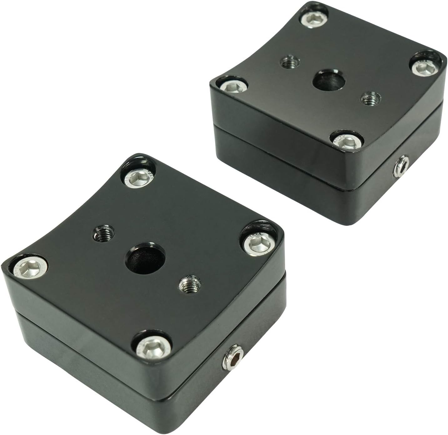 Rockville MAC360B Marine-Grade Swivel Clamps for Audio Systems