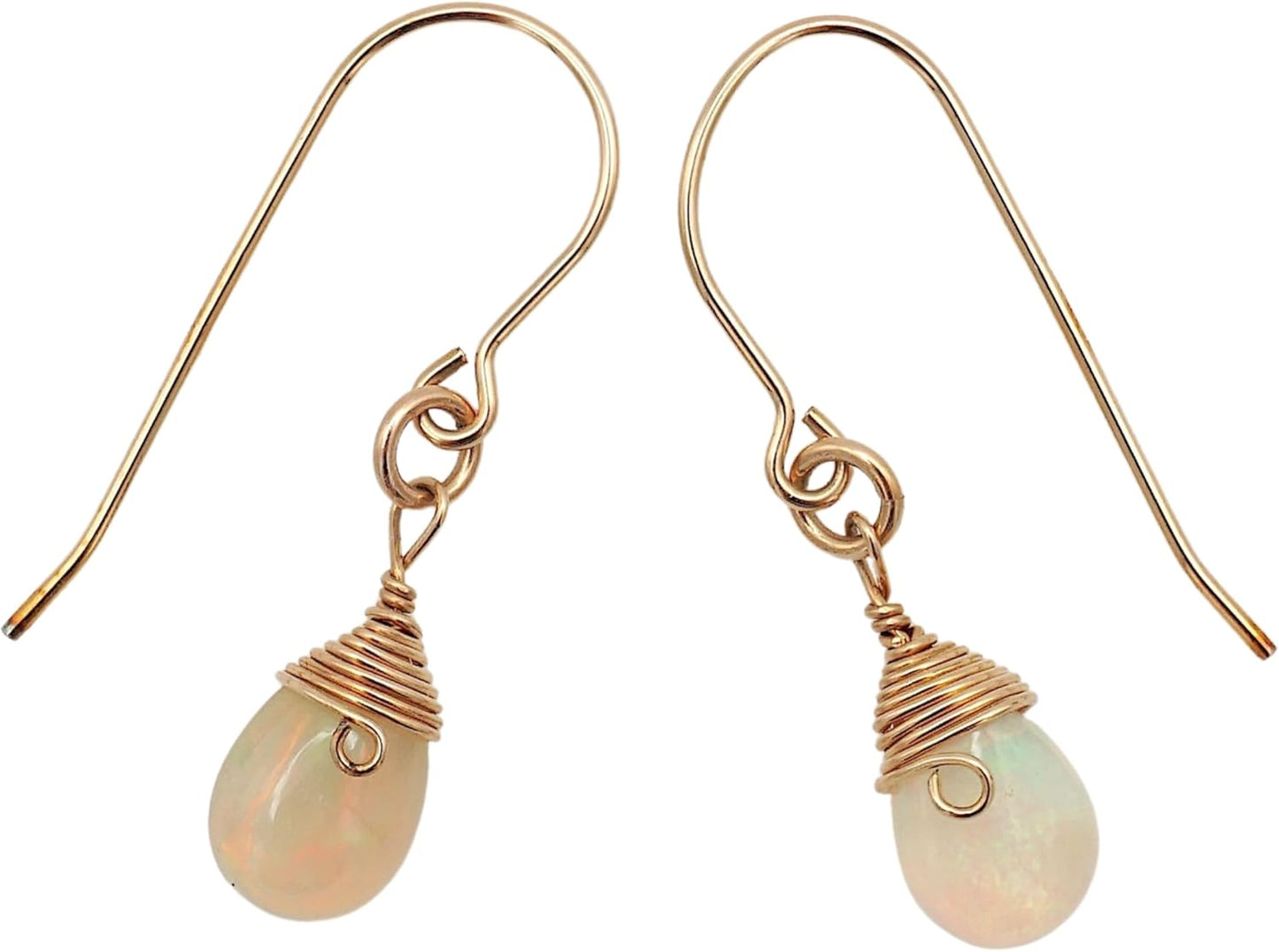 Women's Birthstone Crystal Drop Earrings with Gold Filled Design
