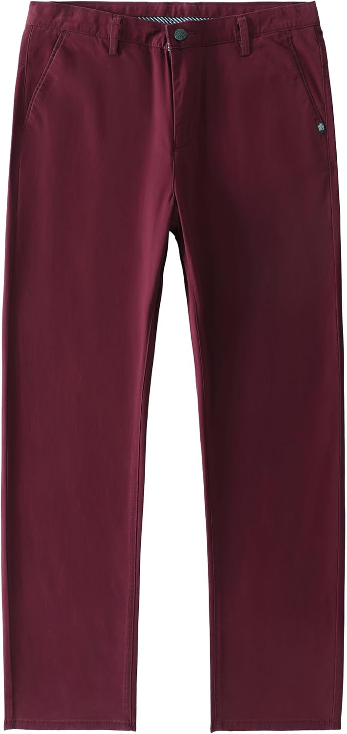 Men's Slim-Fit Stretch Cotton Chino Pants for Every Occasion