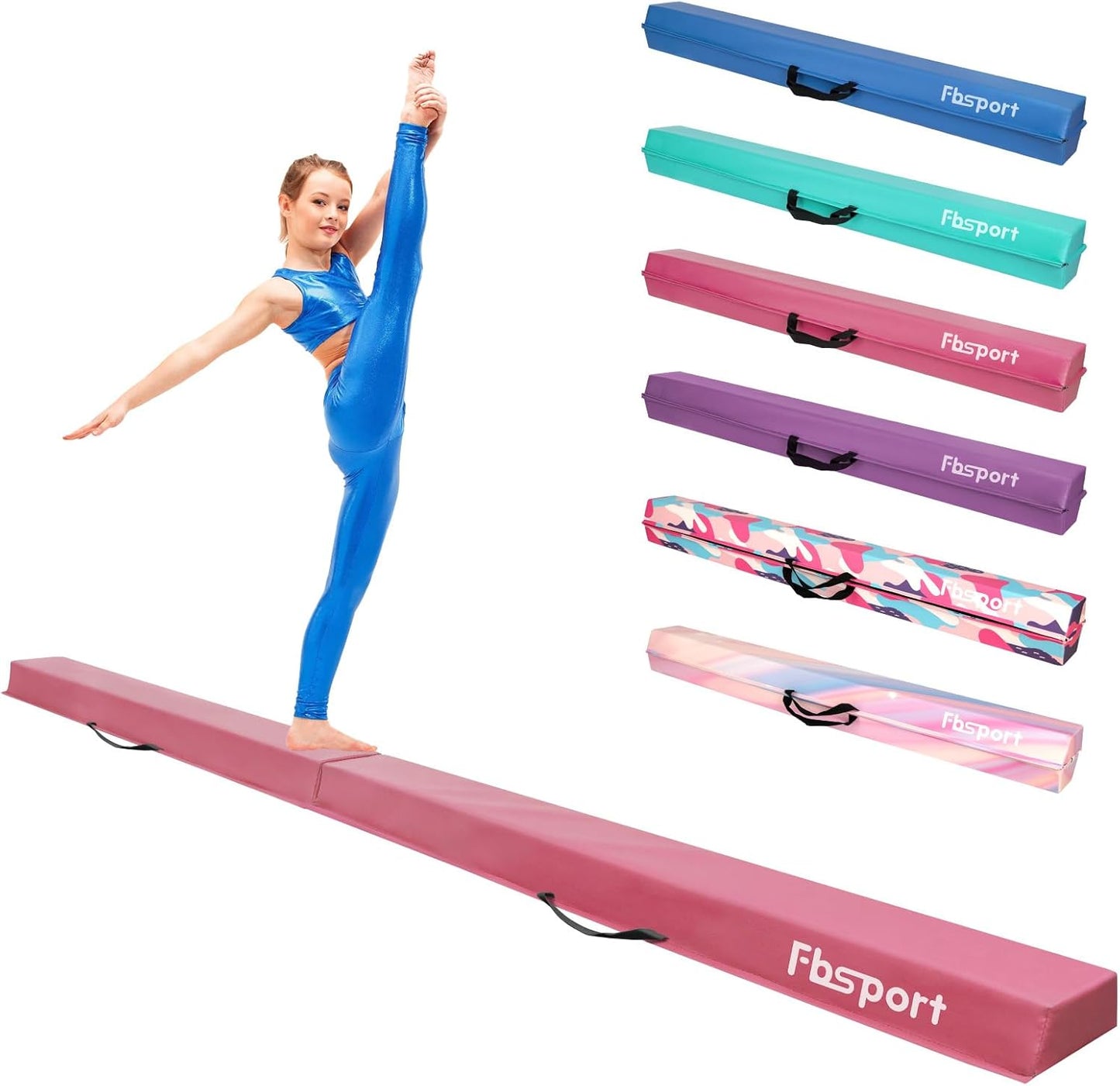 FBSPORT Folding Balance Beam for Kids and Adults Training