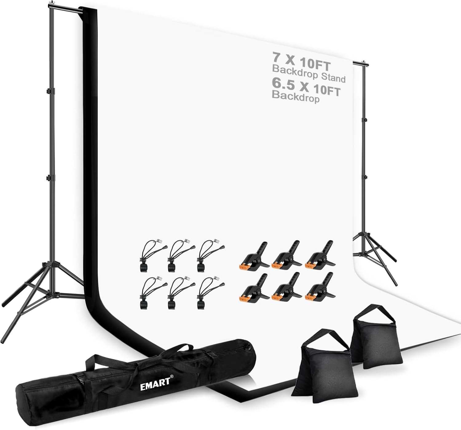 Professional Photography Backdrop Support System for Studios