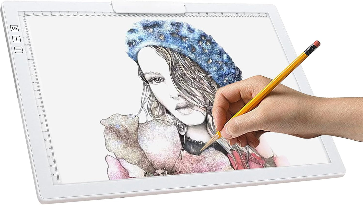 Rechargeable A4 LED Light Pad for Tracing and Diamond Painting
